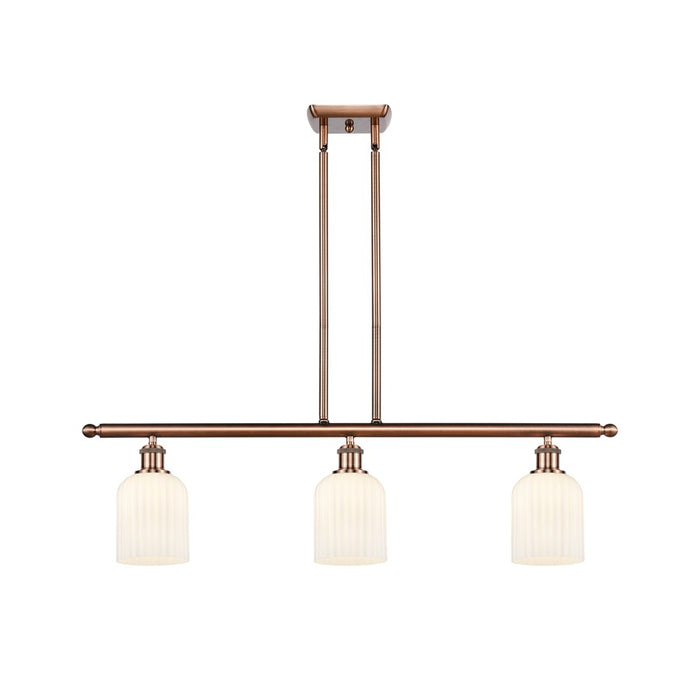 Innovations Ball Bridal Veil 3Lt 36" Stem Island, CP/GW - 516-3I-AC-G559-5GWH