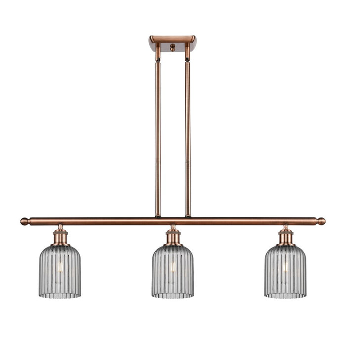 Innovations Ballston Bridal Veil 3Lt 36" Stem Island, CP/SM - 516-3I-AC-G559-5SM