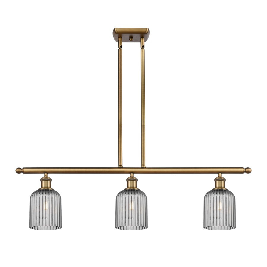 Innovations Ballston Bridal Veil 3Lt 36" Stem Island, BB/SM - 516-3I-BB-G559-5SM