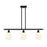 Innovations Ball Bridal Veil 3Lt 36" Stem Island, BK/GW - 516-3I-BK-G559-5GWH