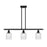 Innovations Ball Bridal Veil 3Lt 36" Stem Island, BK/SD - 516-3I-BK-G559-5SDY