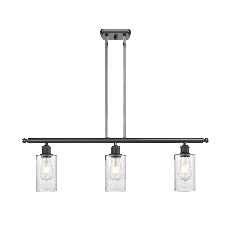 Innovations Clymer 3Lt 36" Island Lt, Matte, Matte Blk