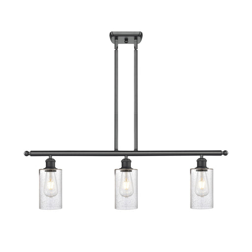 Innovations Clymer 3Lt 36" Island Lt, Matte, Matte Blk