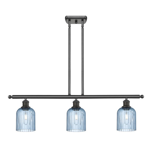 Innovations Ballston Bridal Veil 3Lt 36" Stem Island, BZ/BL - 516-3I-OB-G559-5BL