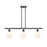 Innovations Ball Bridal Veil 3Lt 36" Stem Island, BZ/GW - 516-3I-OB-G559-5GWH