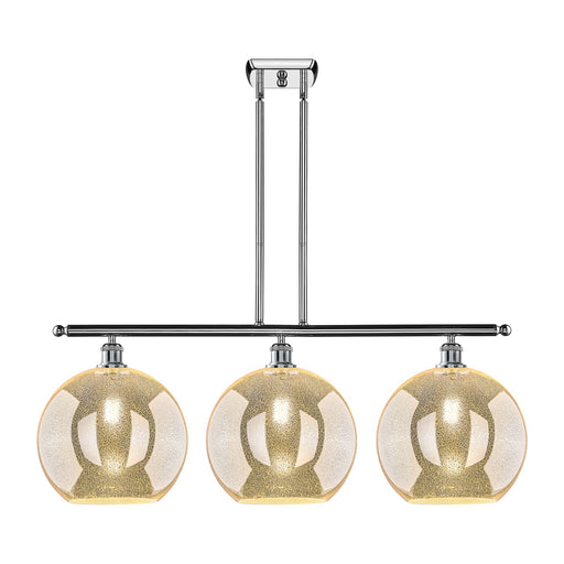 Innovations Athens 3Lt 38.25" Island Lt, Polished Chrome