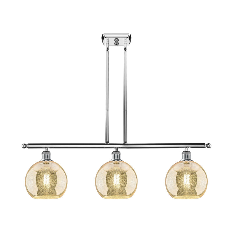 Innovations Athens 3Lt 36" Island Lt, Polished Chrome