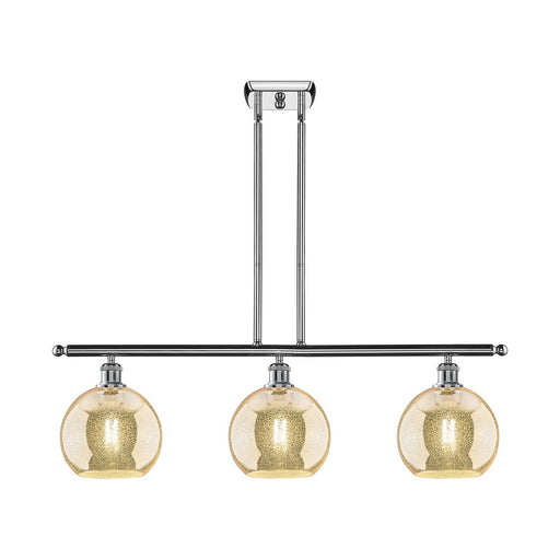 Innovations Athens 3Lt 36" Island Lt, Polished Chrome
