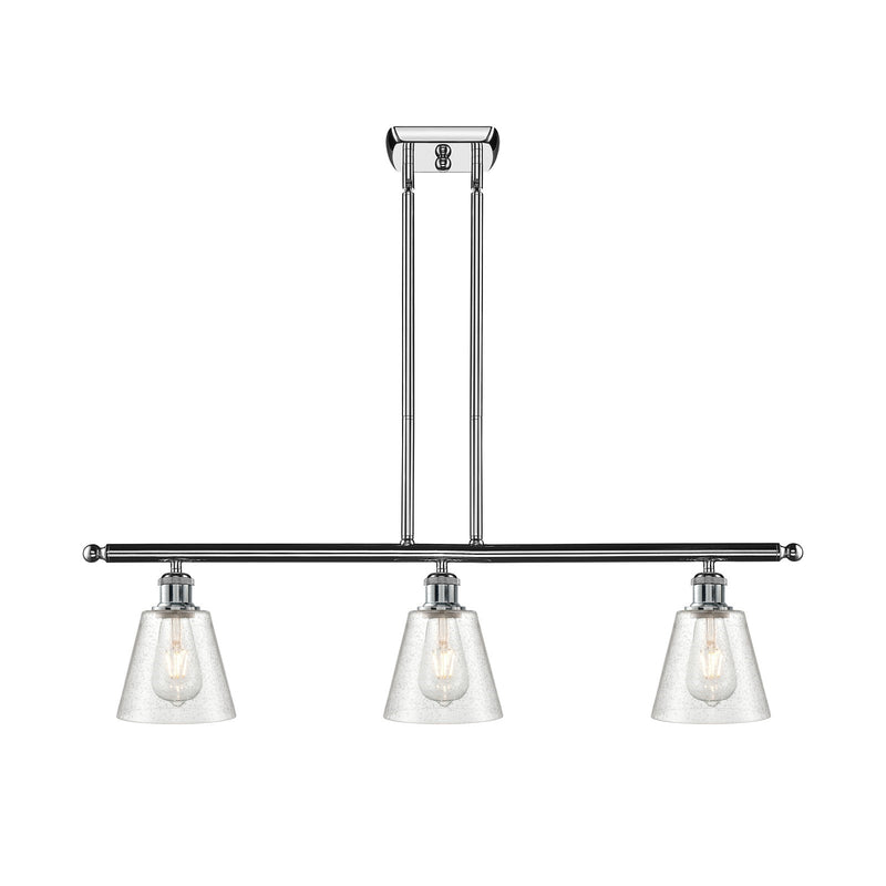 Innovations Caton 3Lt 36" Island Lt, Polished, Polished Chrome