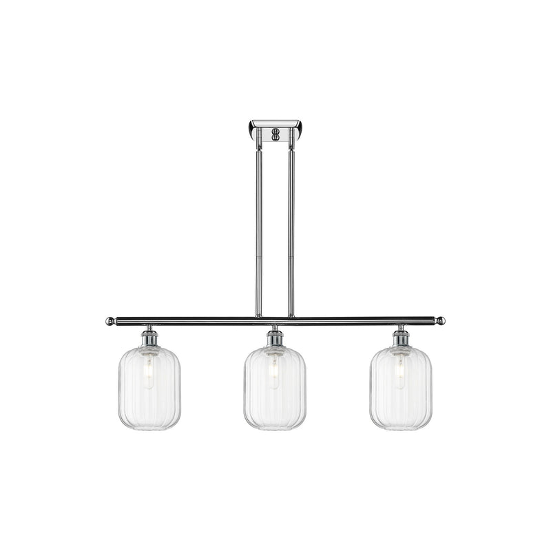 Innovations Preston Cyl 3Lt 36" Island Lt, Polished Chrome
