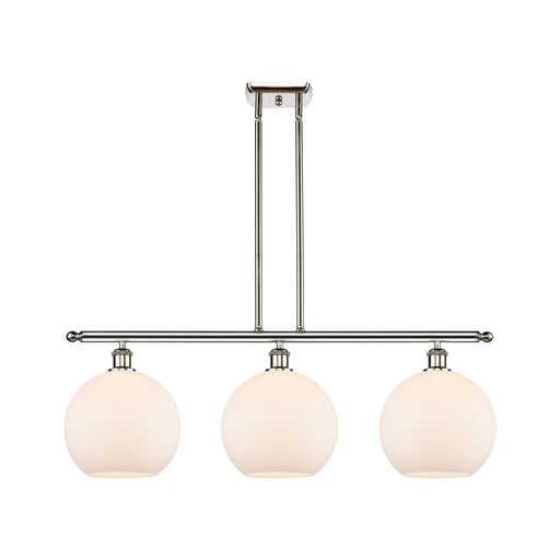 Innovations Athens 3Lt 36.5" Island Lt, Polished Nickel