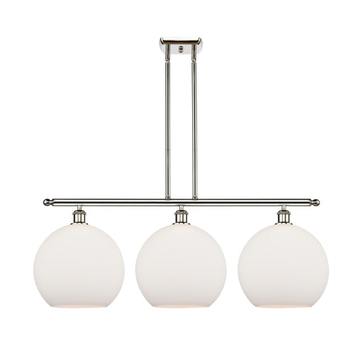Innovations Athens 3Lt 38.25" Island Lt, Polished Nickel