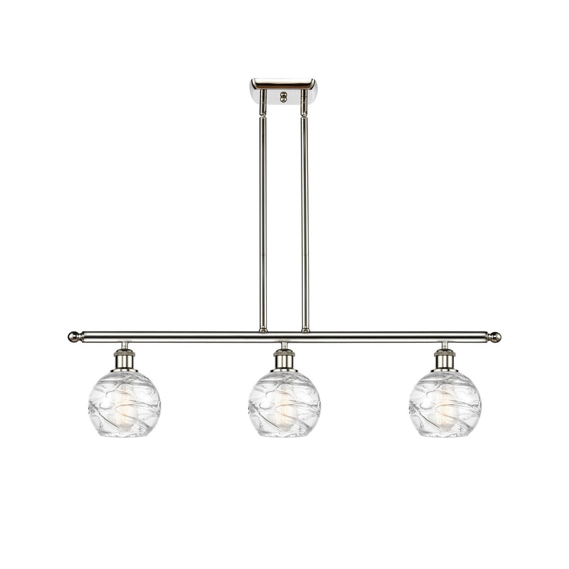 Innovations Athens Deco Swirl 3Lt 36", Polished Nickel