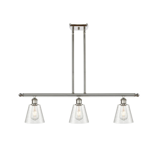 Innovations Caton 3Lt 36" Island Lt, Polished, Polished Nickel