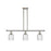Innovations Ball Bridal Veil 3Lt 36" Stem Island, PN/SD - 516-3I-PN-G559-5SDY