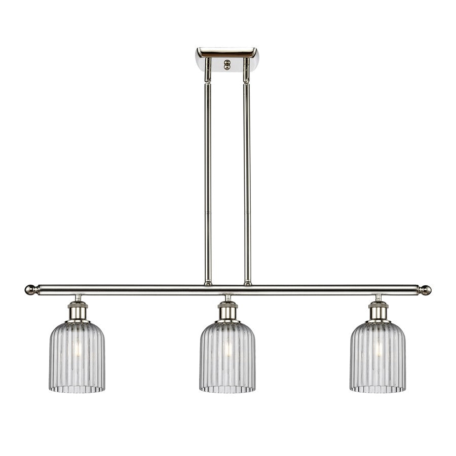 Innovations Ballston Bridal Veil 3Lt 36" Stem Island, PN/SM - 516-3I-PN-G559-5SM