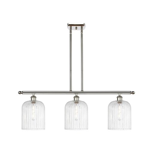 Innovations Bridal Veil 3Lt 36" Island, Polished Nickel