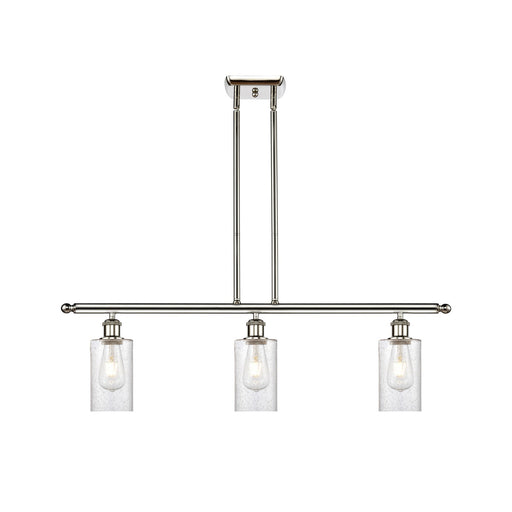 Innovations Clymer 3Lt 36" Island Lt, Polished Nickel