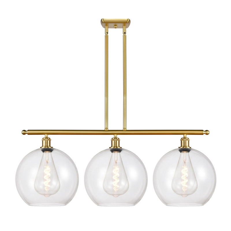 Innovations Athens 3Lt 38.25" Island Lt, Satin, Satin Gold
