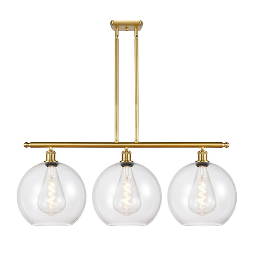 Innovations Athens 3Lt 38.25" Island Lt, Satin, Satin Gold