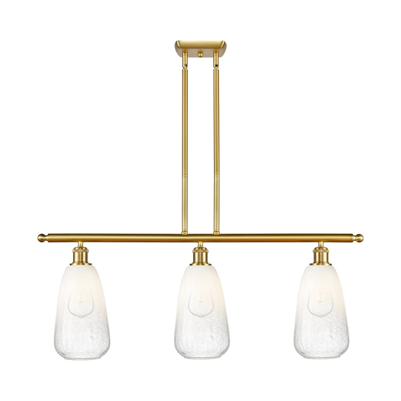 Innovations Brookhaven Almond 3Lt 36" Island, Satin Gold