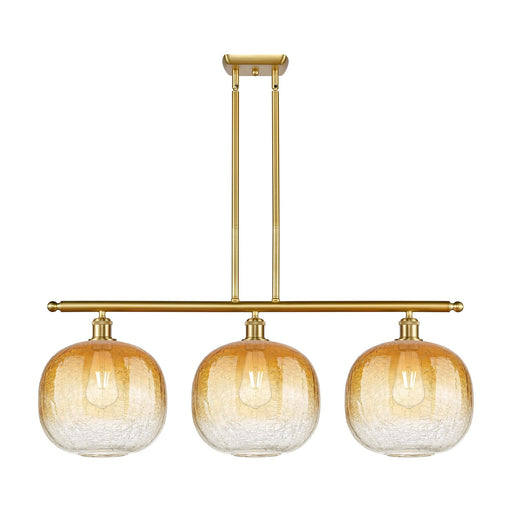 Innovations Brookhaven Sphere 3Lt 37" Island, Satin Gold