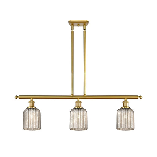 Innovations Ballston Bridal Veil 3Lt 36" Stem Island, GD/MC - 516-3I-SG-G559-5ME