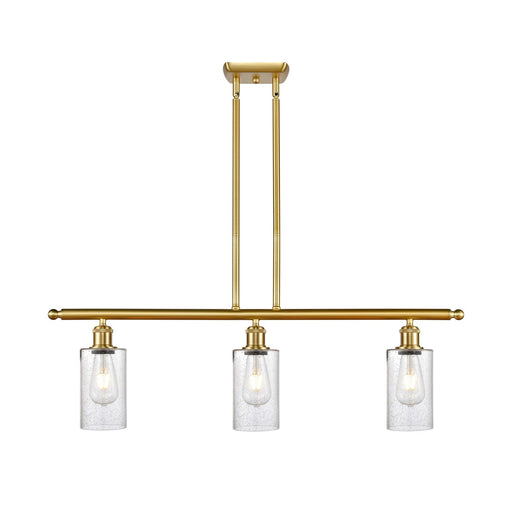 Innovations Clymer 3Lt 36" Island Lt, Satin, Satin Gold