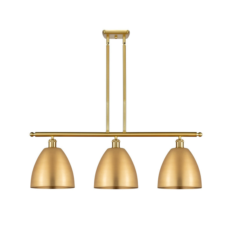 Innovations Bristol 3Lt 36" Island Lt, Satin, Satin Gold