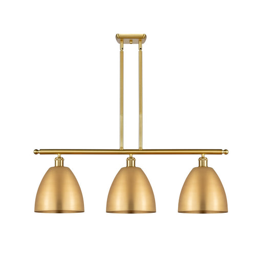 Innovations Bristol 3Lt 36" Island Lt, Satin, Satin Gold