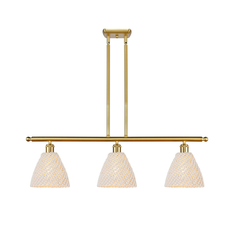 Innovations Bristol Natural 3Lt 36" Island, Satin Gold