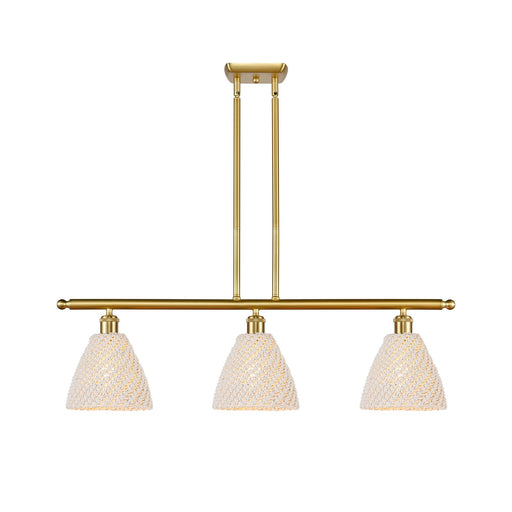 Innovations Bristol Natural 3Lt 36" Island, Satin Gold