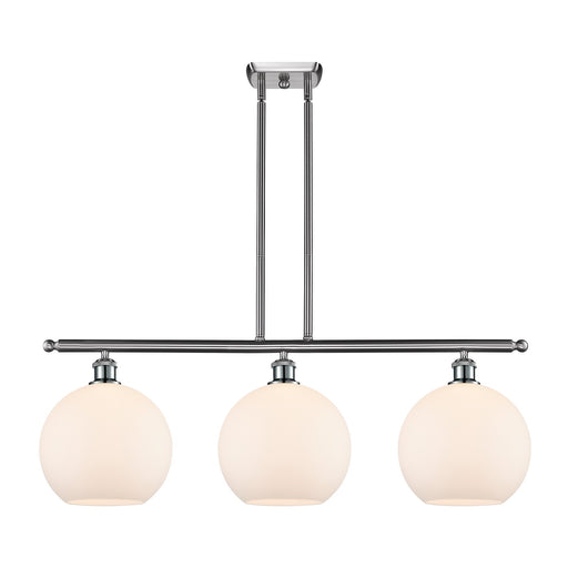 Innovations Athens 3Lt 36.5" Island, Brushed Satin Nickel