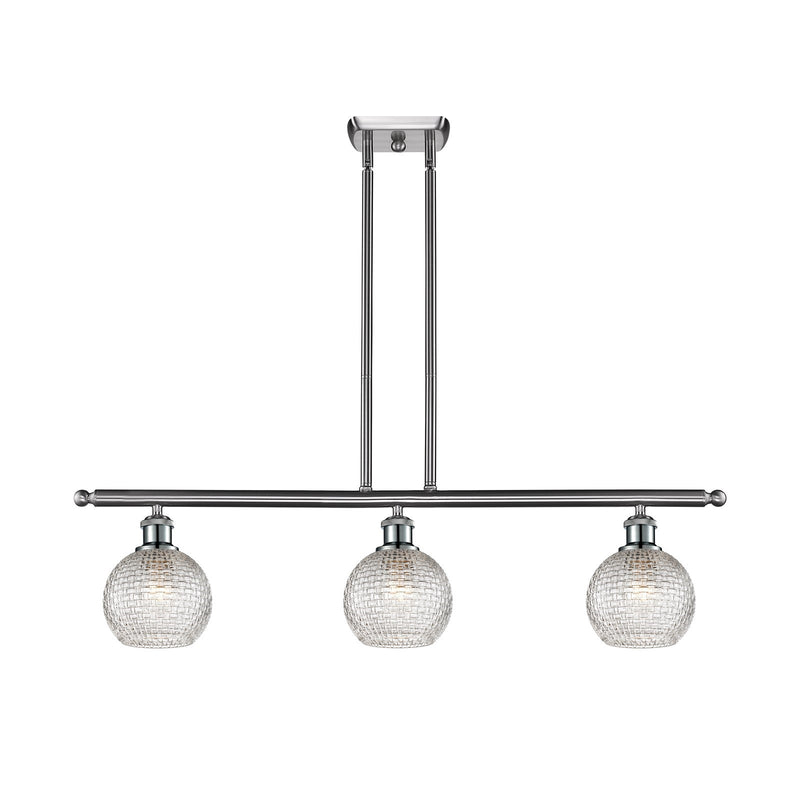 Innovations Athens 3Lt 36" Island, Brushed Satin Nickel