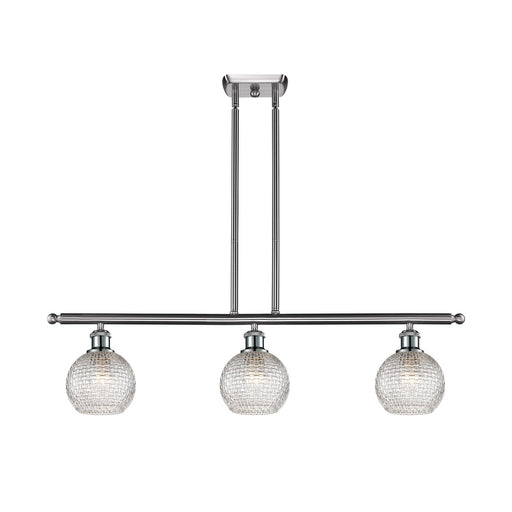 Innovations Athens 3Lt 36" Island, Brushed Satin Nickel