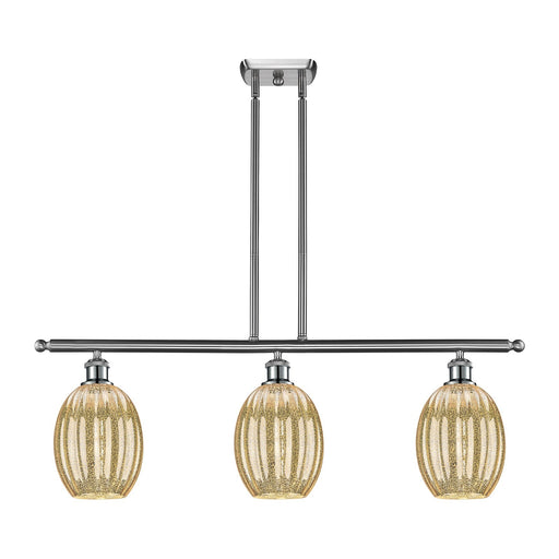 Innovations Preston Bulb 3Lt 36", Brushed Satin Nickel