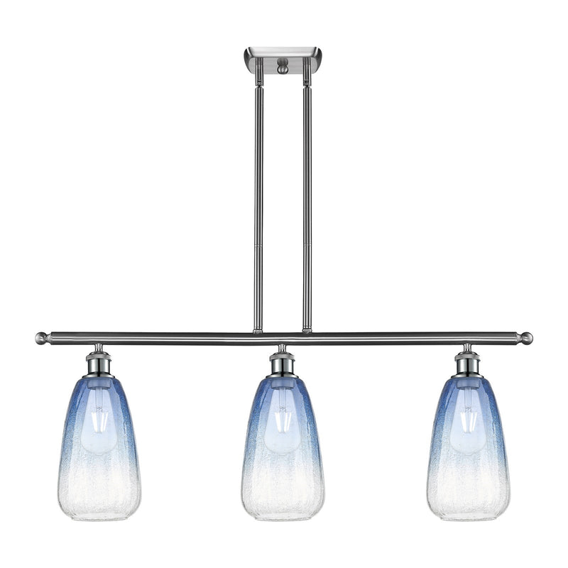 Innovations Brookhaven Almond 3Lt, Brushed Satin Nickel