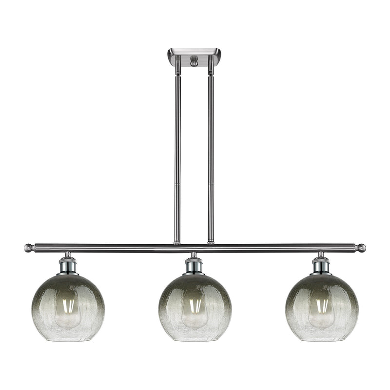 Innovations Brookhaven Globe 3Lt 36", Brushed Satin Nickel