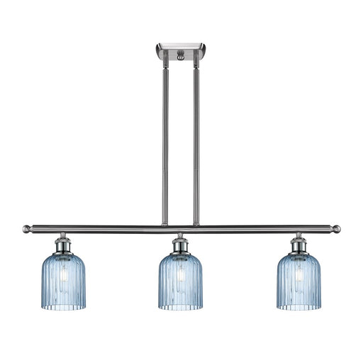 Innovations Ballston Bridal Veil 3Lt 36" Stem Island, SN/BL - 516-3I-SN-G559-5BL