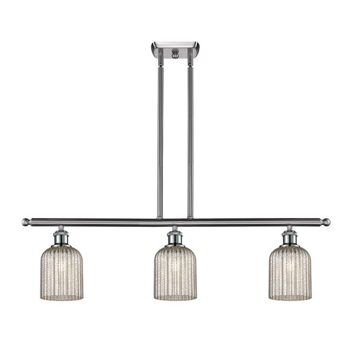 Innovations Ballston Bridal Veil 3Lt 36" Stem Island, SN/MC - 516-3I-SN-G559-5ME