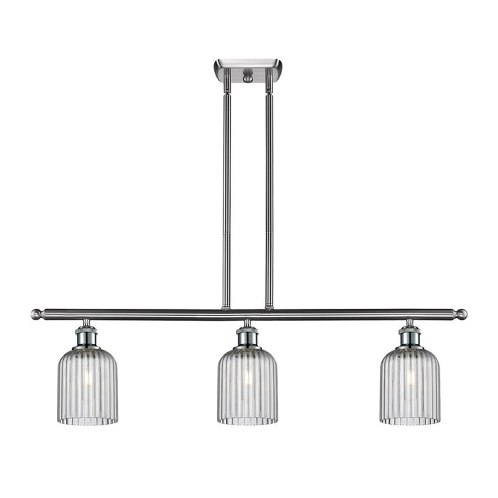 Innovations Ballston Bridal Veil 3Lt 36" Stem Island, SN/SM - 516-3I-SN-G559-5SM