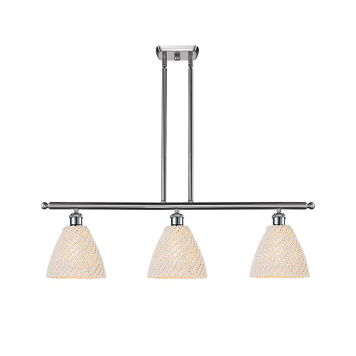 Innovations Bristol Natural 3Lt, Brushed Satin Nickel