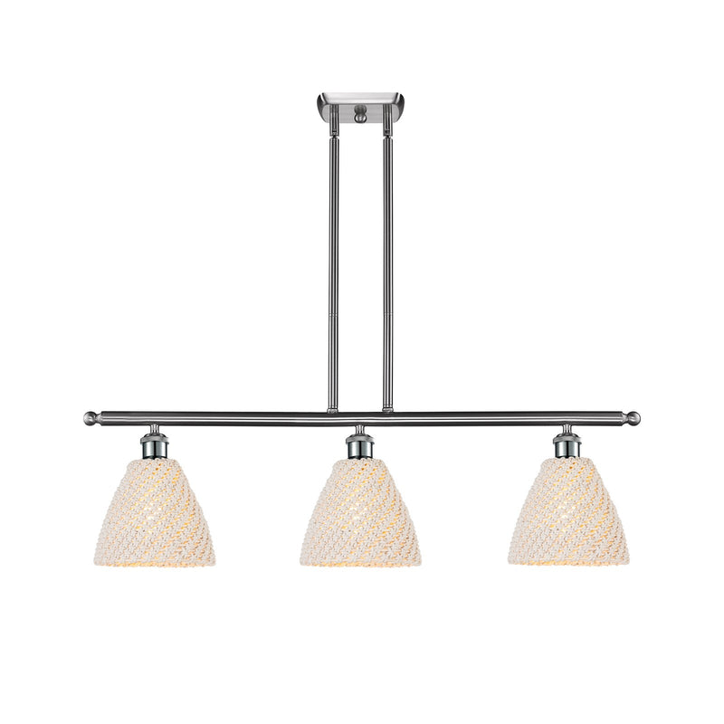 Innovations Bristol Natural 3Lt, Brushed Satin Nickel