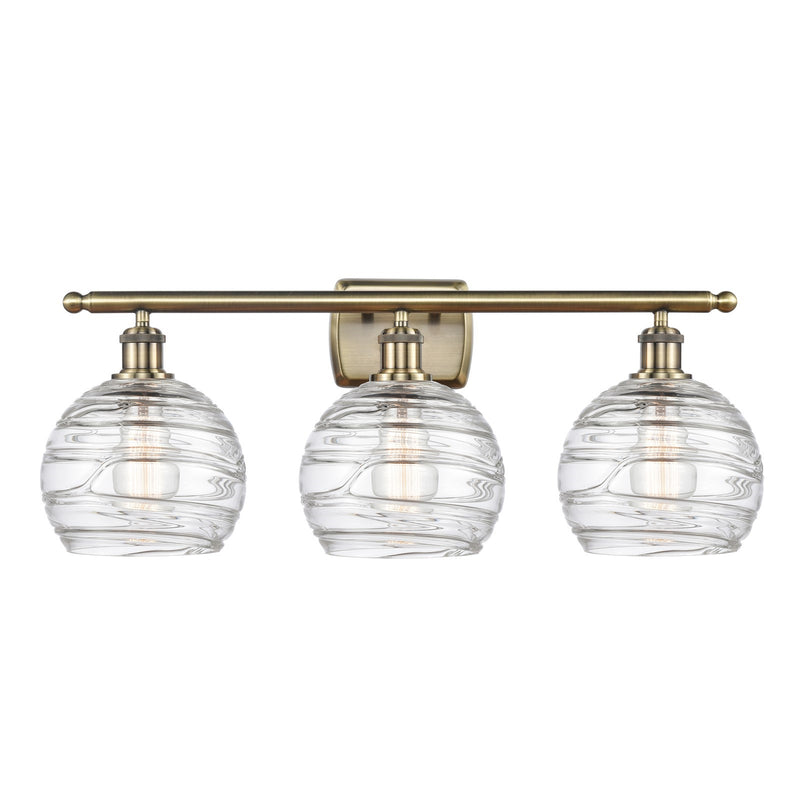 Innovations Athens Deco Swirl 3Lt 28" Bath, Antique Brass