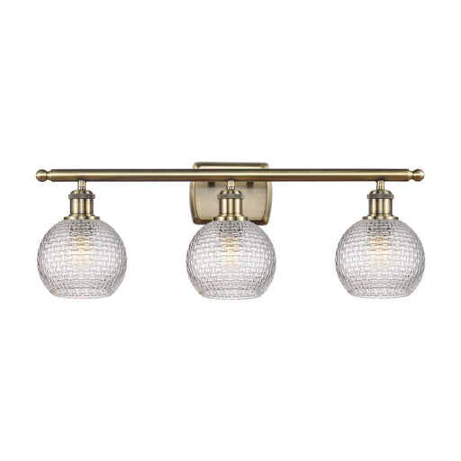 Innovations Athens 3Lt 25.875" Bath Vanity, Antique Brass