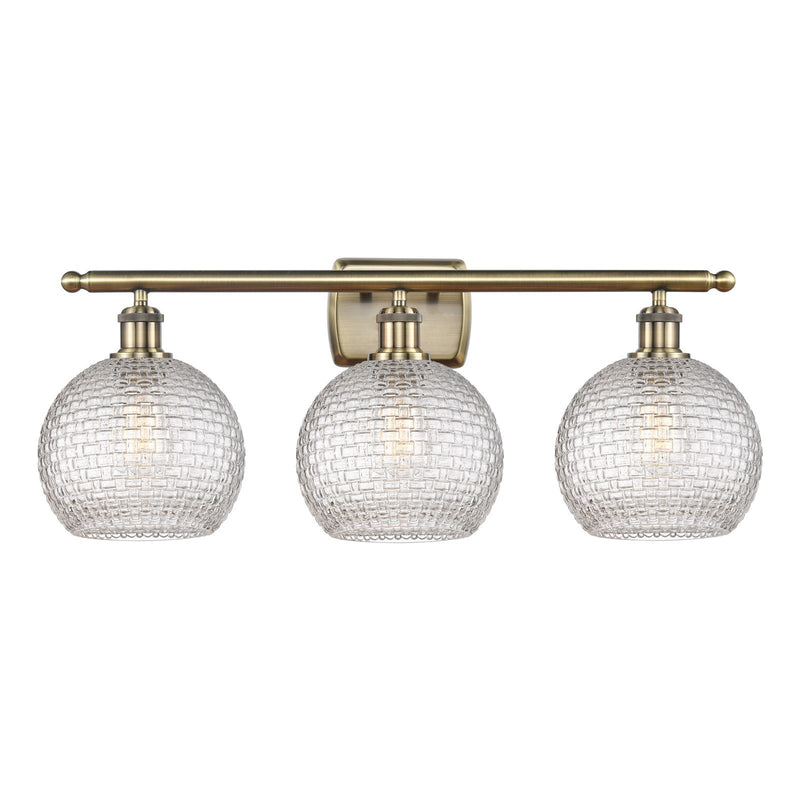 Innovations Athens 3Lt 28" Bath Vanity Lt, Antique Brass