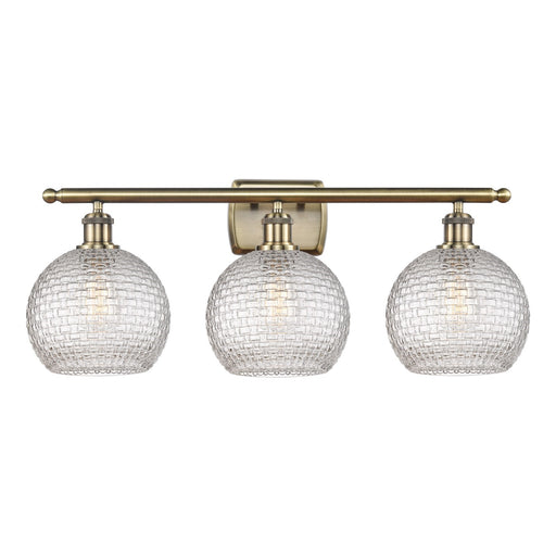 Innovations Athens 3Lt 28" Bath Vanity Lt, Antique Brass