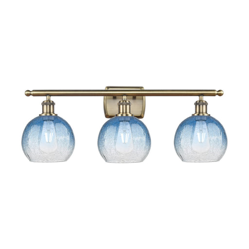 Innovations Brookhaven Globe 3Lt 27.875", Antique Brass