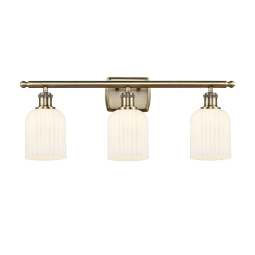 Innovations Ballston Bridal Veil 3Lt 25" Bath, AB/GW - 516-3W-AB-G559-5GWH