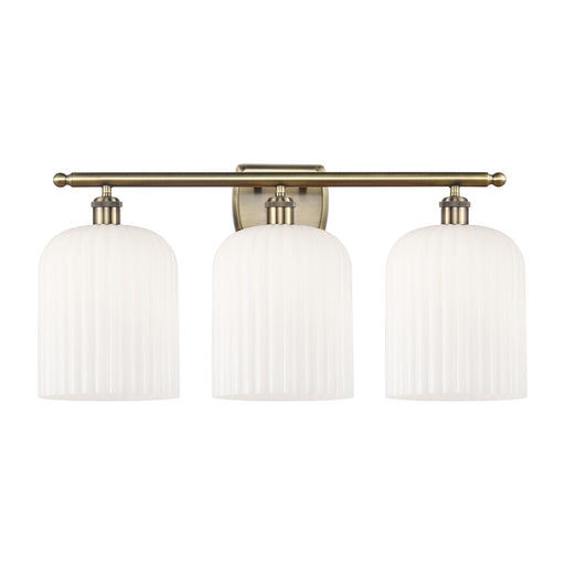 Innovations Bridal Veil 3Lt 25" Bath, Antique Brass